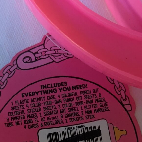 NWT LOL Surprise Creativity Case Crayons Stickers Pink L.O.L. Kids Crafts Kit - Picture 4 of 8